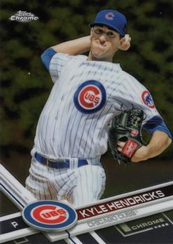 #19 Kyle Hendricks - Chicago Cubs - 2017 Topps Chrome Baseball