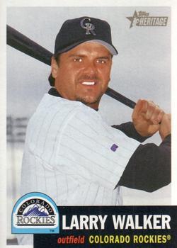 #19 Larry Walker - Colorado Rockies - 2002 Topps Heritage Baseball