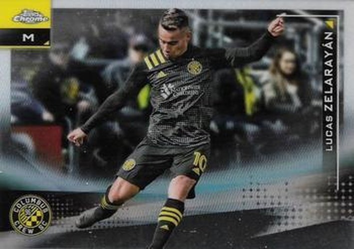 #19 Lucas Zelaray‡n - Columbus Crew - 2021 Topps Chrome MLS Soccer