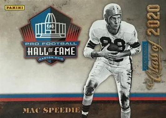 #19 Mac Speedie - Cleveland Browns - 2020 Panini Pro Football Hall of Fame Football
