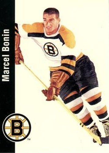 #19 Marcel Bonin - Boston Bruins - 1994 Parkhurst Missing Link 1956-57 Hockey