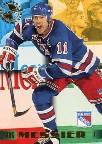 #19 Mark Messier - New York Rangers - 1995-96 Stadium Club Members Only 50 Hockey