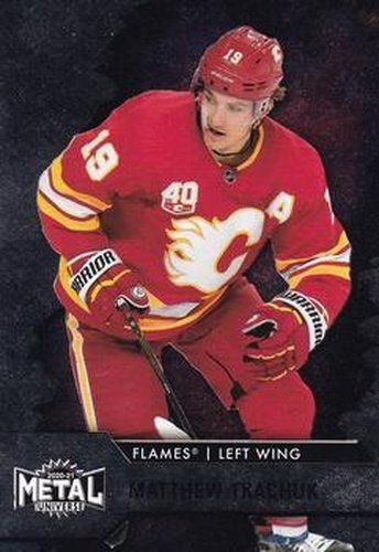 #19 Matthew Tkachuk - Calgary Flames - 2020-21 Skybox Metal Universe Hockey