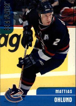 #19 Mattias Ohlund - Vancouver Canucks - 1999-00 Be a Player Memorabilia Hockey
