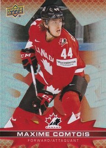 #19 Maxime Comtois - Canada - 2021-22 Upper Deck Tim Hortons Team Canada Hockey