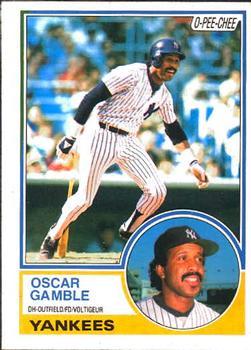 #19 Oscar Gamble - New York Yankees - 1983 O-Pee-Chee Baseball