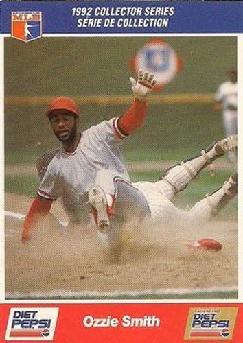 #19 Ozzie Smith - St. Louis Cardinals - 1992 Diet Pepsi Baseball
