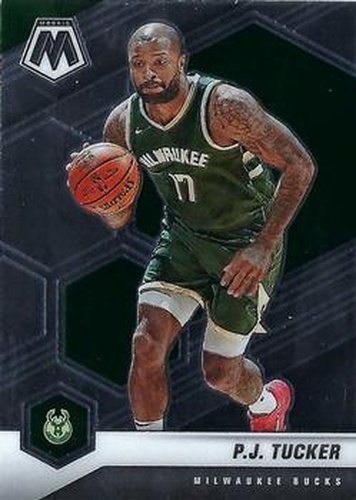 #19 P.J. Tucker - Milwaukee Bucks - 2020-21 Panini Mosaic Basketball
