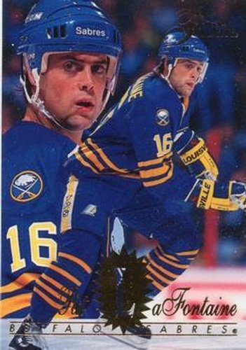 #19 Pat LaFontaine - Buffalo Sabres - 1994-95 Flair Hockey