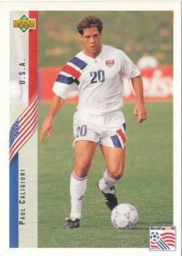 #19 Paul Caligiuri - USA - 1994 Upper Deck World Cup Contenders English/Spanish Soccer