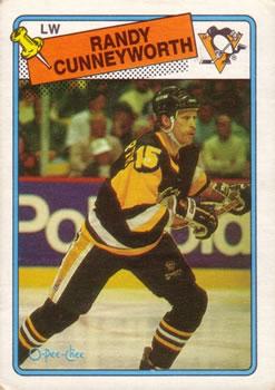 #19 Randy Cunneyworth - Pittsburgh Penguins - 1988-89 O-Pee-Chee Hockey
