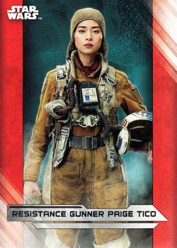 #19 Resistance Gunner Paige Tico - 2017 Topps Star Wars The Last Jedi