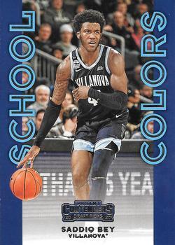 #19 Saddiq Bey - Villanova Wildcats - 2020 Panini Contenders Draft Picks - School Colors Basketball