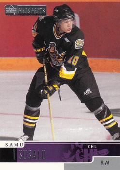 #19 Samu Isosalo - North Bay Centennials - 1999-00 Upper Deck Prospects Hockey