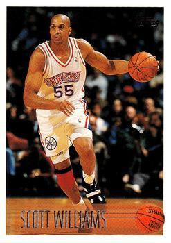 #19 Scott Williams - Philadelphia 76ers - 1996-97 Topps Basketball
