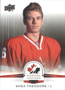 #19 Shea Theodore - Canada - 2014-15 Upper Deck Team Canada Juniors Hockey