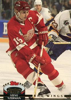 #19 Steve Yzerman - Detroit Red Wings - 1992-93 Stadium Club Hockey
