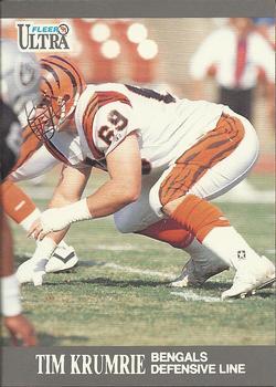 #19 Tim Krumrie - Cincinnati Bengals - 1991 Ultra Football