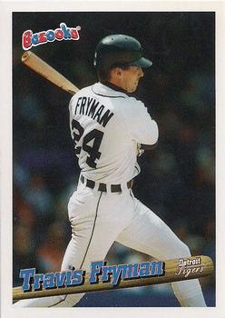 #19 Travis Fryman - Detroit Tigers - 1996 Bazooka Baseball
