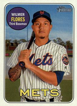 #19 Wilmer Flores - New York Mets - 2018 Topps Heritage Baseball