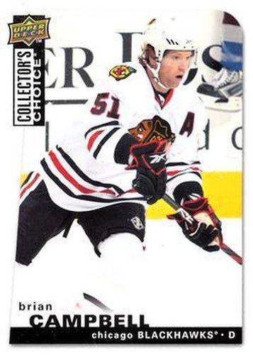 #19 Brian Campbell - Chicago Blackhawks - 2008-09 Collector's Choice Hockey