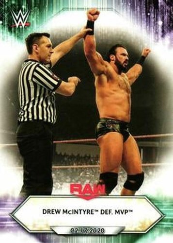 #19 Drew McIntyre def. MVP - 2021 Topps WWE Wrestling