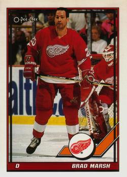 #19 Brad Marsh - Detroit Red Wings - 1991-92 O-Pee-Chee Hockey