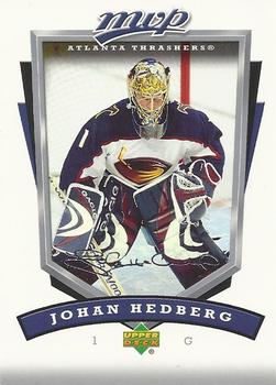 #19 Johan Hedberg - Atlanta Thrashers - 2006-07 Upper Deck MVP Hockey