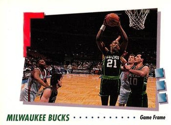 #419 Milwaukee Bucks - Milwaukee Bucks - 1991-92 SkyBox Basketball