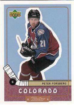 #19 Peter Forsberg - Colorado Avalanche - 1999-00 Upper Deck Retro Hockey