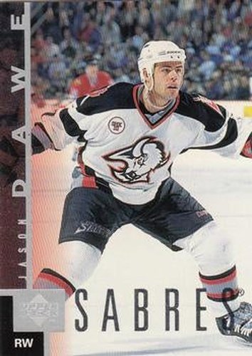 #19 Jason Dawe - Buffalo Sabres - 1997-98 Upper Deck Hockey