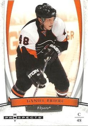 #19 Daniel Briere - Philadelphia Flyers - 2007-08 Fleer Hot Prospects Hockey