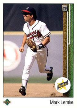 #19 Mark Lemke - Atlanta Braves - 1989 Upper Deck Baseball