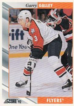 #19 Garry Galley - Philadelphia Flyers - 1992-93 Score USA Hockey