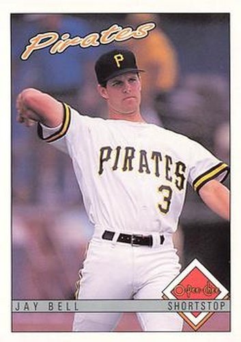 #19 Jay Bell - Pittsburgh Pirates - 1993 O-Pee-Chee Baseball