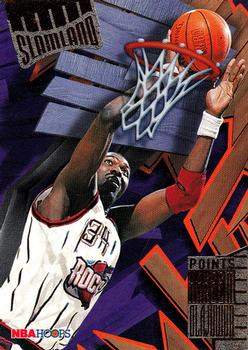 #19 Hakeem Olajuwon - Houston Rockets - 1995-96 Hoops Basketball - Slamland