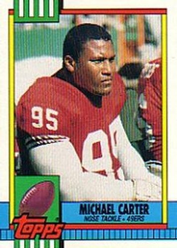 #19 Michael Carter - San Francisco 49ers - 1990 Topps Football