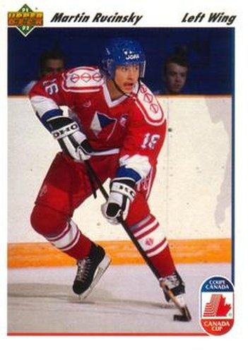 #19 Martin Rucinsky - Czechoslovakia - 1991-92 Upper Deck Hockey
