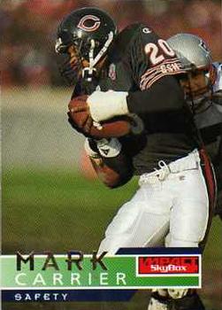 #19 Mark Carrier - Chicago Bears - 1995 SkyBox Impact Football
