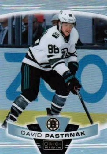 #19b David Pastrnak - Boston Bruins - 2019-20 O-Pee-Chee Platinum Hockey