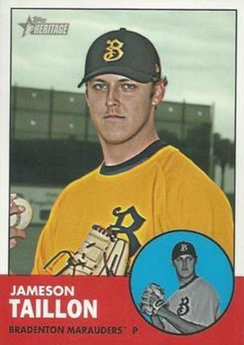 #19b Jameson Taillon - Bradenton Marauders - 2012 Topps Heritage Minor League Baseball