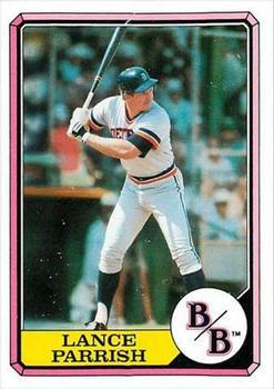 #19 Lance Parrish - Detroit Tigers - 1987 Topps Boardwalk and Baseball