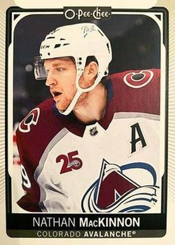 #19b Nathan MacKinnon - Head Shot - Colorado Avalanche - 2021-22 O-Pee-Chee Hockey