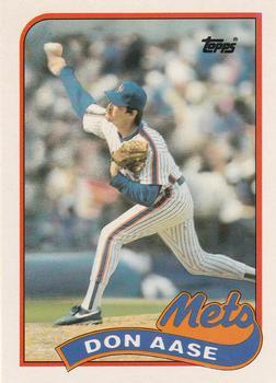 #1T Don Aase - New York Mets - 1989 Topps Traded Baseball
