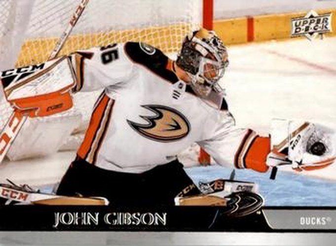 #1 John Gibson - Anaheim Ducks - 2020-21 Upper Deck Hockey