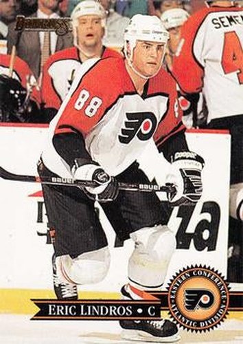 #1 Eric Lindros - Philadelphia Flyers - 1995-96 Donruss Hockey