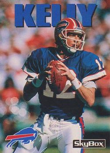 #1 Jim Kelly - Buffalo Bills - 1992 SkyBox Impact Football