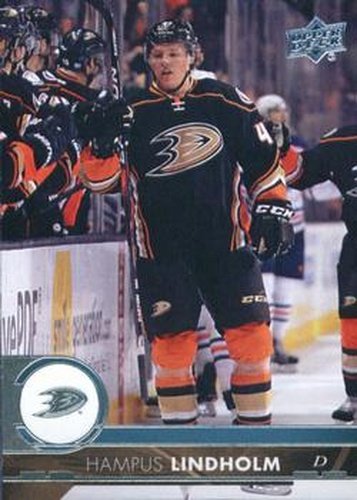 #1 Hampus Lindholm - Anaheim Ducks - 2017-18 Upper Deck Hockey