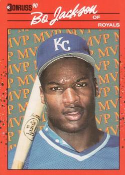 #BC-1 Bo Jackson - Kansas City Royals - 1990 Donruss Baseball - Bonus MVP's