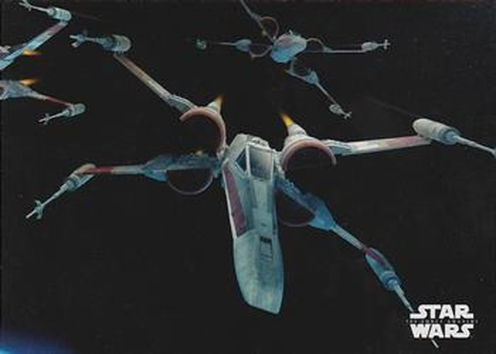 #1 Resistance X-Wings - 2015 Topps Star Wars The Force Awakens - Concept Art